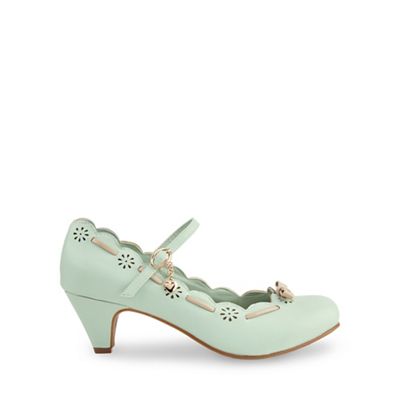 Pale green fifi's charming shoes